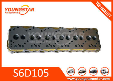 Tête de moteur diesel de la culasse de moteur de KOMATSU 6D105 6137-12-1600