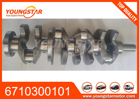 6710300201 Arbre à manivelle du moteur pour Ssangyong KORANDO D20F avec engrenage