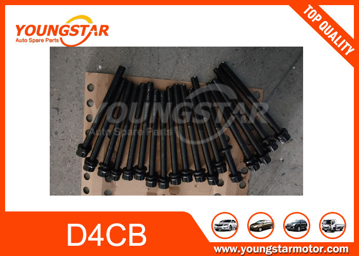 Kit de boulonnage de la tête de cylindre Pour Hyundai D4CB 2.5L M12 / 125 * 153 18 PCS