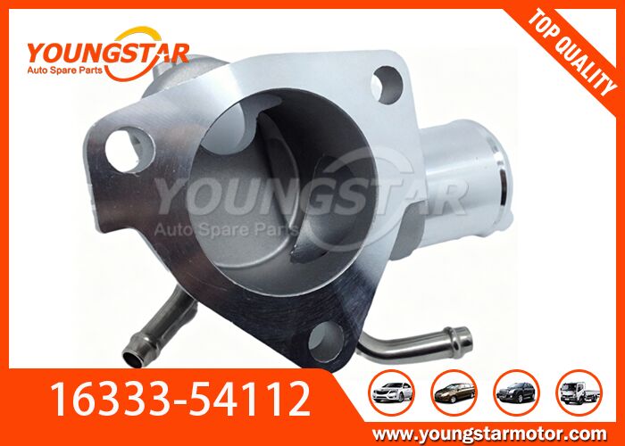 Sortie d'eau en aluminium OEM 16333-54112 16333-54111 Pour Toyota 2L 3L 5L sortie de liquide de refroidissement du moteur