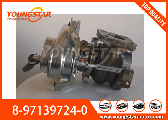 Turbocompresseur en acier pour moteur ISUZU 4JB1T OEM remplacement 8-97139724-0 1118010-44